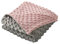 WYTbaby Babydecke Neugeborenen 75x100 Cm-Weich Fleece Kinderdecke Kuscheldecke Doppelseitige Blanket für Mädchen Jungen(Rosa+ Grau)