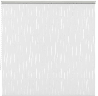 AQUABAD Vaskaflex Badewannenrollo/Duschrollo, Länge: 240 cm, Breite: 100 cm, Muster: Tropfen