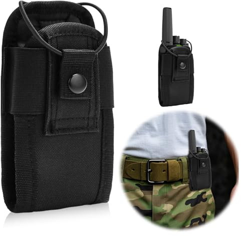 Radio Halter Tactical Walkie Talkie Pouch Case, Funkgeräte Holster Tasche Funkgerätetasche Funkgerät Tasche Interphone Aufbewahrungstasche Für Militärjagd Camping