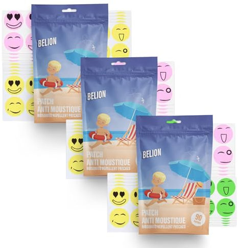 270 Mückenpflaster | Moskito Insektenschutz sticker für Outdoor-Aktivitäten | Mückenschutz Aufkleber gegen Mücken, Fliegen, Milben und Zecken | Praktisch und unterhaltsam