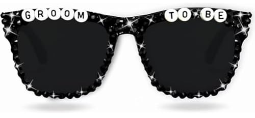 FrostyFlair Junggesellenabschied Bräutigam Sonnenbrille für Mann, Sonnenbrille Hochzeit, Bräutigam Hochzeit, Junggesellenabschied Männer, Braut und Bräutigam