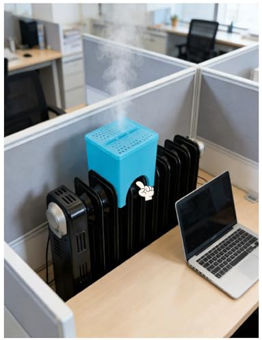 Humidificateur de radiateur for Chauffage à l'huile, Niveau d'eau Transparent Visible, réservoir de radiateur de Grande capacité for Le Bureau et la Maison(1pcs)