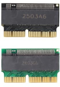 Riven 2 adaptadores M.2 NVMe SSD para Air y Pro Retina 2013-2017, convertidor SSD M.2 de 12 + 16 pines para modelos Mac A1465, A1466, A1502