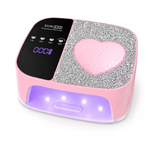 Major Dijit UV LED Lampe für Gelnägel 72W, Nageltrockner, 4 Timer | UV Lampe Nägel mit Auto-Sensor, 365/405nm, 10/30/60/99s Timer, Low-Heat-Modus, alle Gel-Nagellacke, 2 Farben