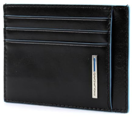 Piquadro Blue Square Porta Carte di Credito in Pelle Compatto