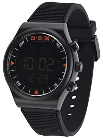 Hilitand Muslimische islamische Gebetsuhr, Klassischer Sport Azan Muslimische Uhr Weltweite Gebetszeit Kompassalarm, Schwarz