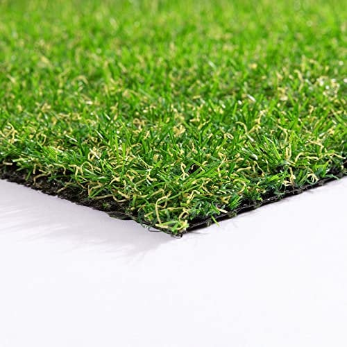 Steffensmeier Kunstrasen Park | Sonnenstunden: 12.000 | 22 mm | Outdoor | Meterware | Rasenteppich | Grün, Größe: 133x400 cm