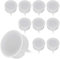 HCFEI 10x LED Modul flach Dimmbar 230V 5W für Einbaustrahler MR16 Neutralweiß 4000K Ersatz GU10 Ø 50mm Einbauramen Leuchtmittel