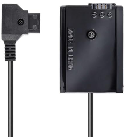 DC-Kuppler, Akkuadapter kompatibel mit Sony VP-FW50 - ersetzt NP-FW50 AC-PW20 - D-TAP V-Mount Anschluss
