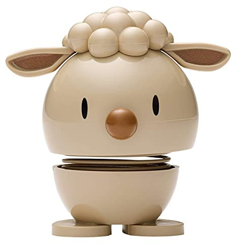 Hoptimist Lamm, Osterdeko, Niedliche Tischdeko zu Ostern, Kleine Ostergeschenke Erwachsene, Frühlingsdeko Innen, 7,2 x 5,8 x 7,4 cm, Latte