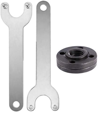 Yardwe 4Pcs Angle Spanner Wrench Flange Nut Compatible with Dewalt Parts 125mm