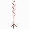 YMYNY Portemanteau en Bois, Portant à Vêtements avec 8 Crochets, Portemanteau sur Pieds, Assemblage Facile, pour Chapeau, Vêtements, Sac à Main, Foulards, parapluie Marron HD-HRF-1195