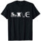 Ice Hockey Love Goalie Game Player Hockey Uniform Sticks T-Shirt