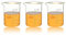ULAB Scientific UBG1026 - Vasos de precipitados de vidrio, vol. 500 ml, 3.3 Borosilicato Griffin Low Form con graduación impresa, paquete de 3