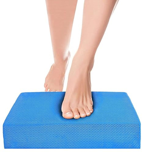 Balance Board Foam Pad Yoga Mat, Non Slip Knee Cushioned Turn Boards for Dancers Balancing Exercises Seniors Kids Women Fitness Anti-Fatigue Training Pads