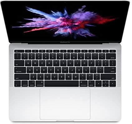 2017 Apple MacBook Pro with Intel 2.3 GHz Core i5 chip (13-inch, 8GB RAM, 128GB SSD Storage) (Qwerty Italian) - Argento (Ricondizionato)