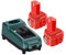 BATTOOL 2 × 4,0Ah Akku für Makita 12V mit Ladegerät, 12V 4Ah Ni-MH Akku, 1220 1222 PA12 1233S 1234 1235 1235B 1235F 192696-2 192698-8 192698-A 193138-9
