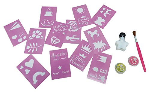 Peperilla - Set Tatuaggi da Gioco Glitter Tattoo Pocket