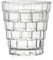 RCR Set di 6 Bicchieri Acqua Stack in Luxion, Servizio da Tavola Elegante, 100% Made in Italy, Capacità 31,9 cl