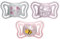 Chicco PhysioForm Light, Schnuller aus Silikon, 26 Monate, Schnuller für Mädchen mit Sauger aus Silikon, leicht und atmungsaktiv, ergonomische Form, unterstützt die richtige Entwicklung des Mundes