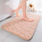 chakme Badematte Memoryschaum Badteppich Memory Foam Duschvorleger Saugfähige Badvorleger Badezimmerteppich Duschmatte Deko Fussmatte rutschfeste Matte für Badezimmer Wohnzimmer 50×80 cm, Beige