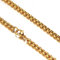 Skcess Edelstahlkette für Männer Gold, Halskette Vintage Belcher Lobster-Claw Necklace Herren Lange 60CM