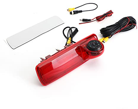 Areyourshop Bremslicht Rückfahr Kamera Fit Ear View Reversing Camera Brake Ligh Fit für Vauxhall Vivaro (seit 2014),Fit für Opel Vivaro (seit 2014),Fit für Renault Traffic (seit 2014)