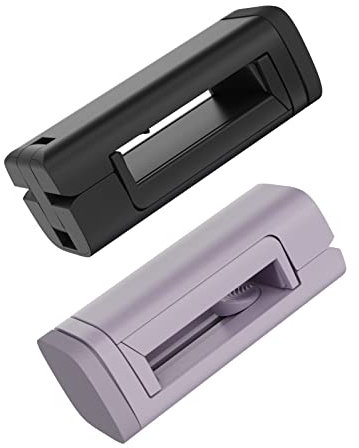 MiiKARE 2PCS Handyhalterung Flugzeug, faltbar 360°Handy Ständer, Verstellbare Klemme für Flugzeughalterung, Smartphone Halterung Kompatibel mit i'Phone15/14 Pro Android für Flugzeug, Küche, Büro