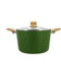 MENASTYL - Faitout 24cm Colorama olive - En Aluminium - Revêtement antiadhésif en céramique - Tous feux dont induction