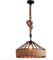 LEDSone Vintage Retro Metallrahmen Käfig mit 1 m Hanfseil hängende Hängelampe Droplight antike Deckenlampe Loft Deckenleuchter E27, 6W [Energieklasse A+++] (40cm, 1m Hemp)