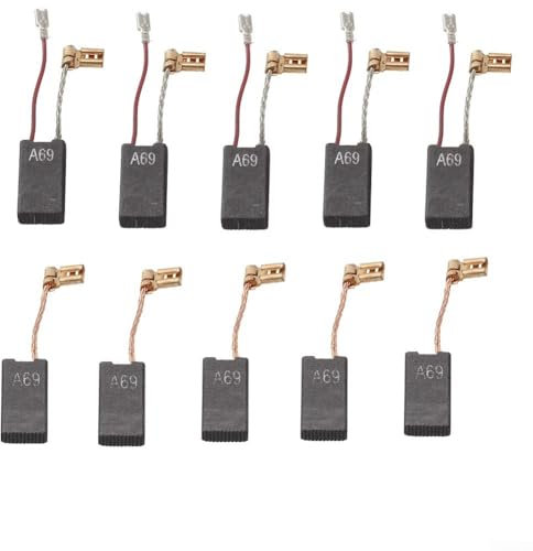 LVYXON Kohlebürsten für Bosch GBH 5-40 DCE GSH 5-CE GSH 5 E GBH 5-40 DE Bohrer, für 11235EVS (0611235739) Bohrhammer (12,5 x 6,4 x 25,2 mm) (10 Stück)