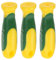 HARFINGTON 3pcs Rubber File Handle 3.27 Inch Round Hole Ergonomic Handles for Chainsaw File