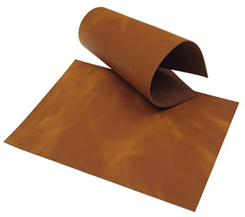 Klassen Leder AIX Rindsleder 2,1 mm Dick Cognac Pull-Up Design 27 (ca. 420 x 594 mm, 1 x A2)