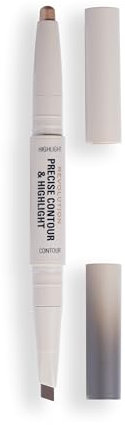 Revolution Beauty, Precise Contour & Highlight Stick, All-In-One Face Makeup Product, Highly Blendable with Matte Finish, Vegan & Cruelty-Free, Light