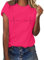 Tagesangebote Heute Sale Büro Damen Bluse Damen Neues Rundhals-Modedruck Kurzarm T-Shirt Paragliding Geschenk Ringelshirt Rosa Weiß Schwarzes Top Oversize Damen Sale Marken Blitzangebote