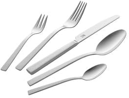 ZWILLING King Besteck-Set, 68-teilig, Edelstahl-Besteck mit mattem Finish, inklusive Gabeln, Messer, Löffel, langlebig, stilvoll, spülmaschinenfest, geeignet für den täglichen und formellen Gebrauch