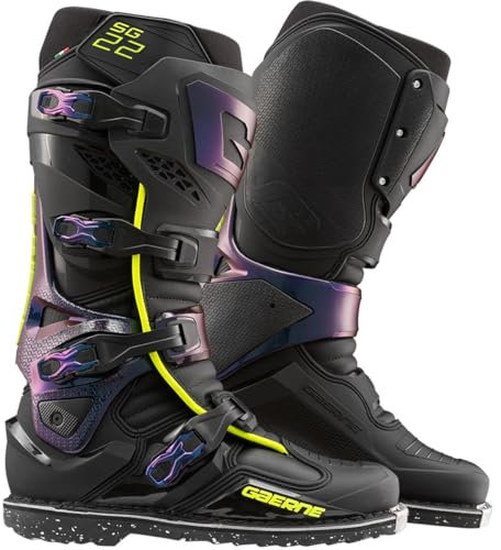 Gaerne Stivali da motocross SG 22 Camaleonte, Nero , 45 EU