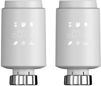 Fegtrtyoa Tuya ZigBee Thermostatic Radiator Valve Smart TRV Thermostat Radiator Programmable Temperature Controller