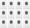 FOUZELOD Sac Filtrant for Aspirateur Rowenta ZR200540 ZR200720 ZR200520(12pcs)