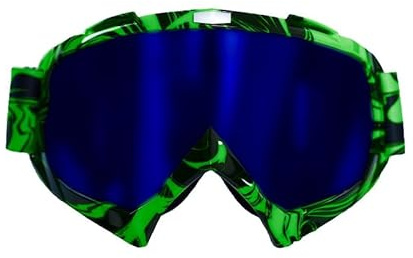 Mud Defeater Motor Motocross Brille Kinder AHP Motorradbrille Racing Googles Hellgrün