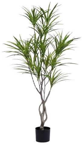 árbol Falso Grandes árboles Artificiales en macetas, Hojas de Rama, árbol Falso de Tacto Real for decoración de bonsái de jardín Interior y Exterior Plantas caseras(165cm)