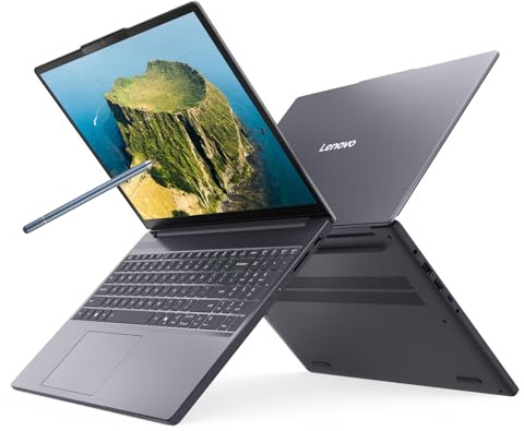 Lenovo IdeaPad Slim 3 15,3 Touchscreen WUXGA IPS Laptop, AMD Ryzen 5 8540U (Beat i7-1355U), 16GB DDR5 RAM, SSD PCIe 1TB, tastiera retroilluminata, USB-C, Wi-Fi 6, fotocamera, Windows 11 Pro, con