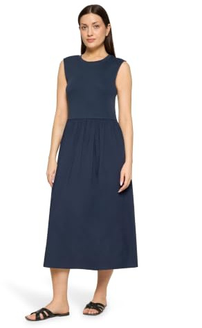 Cartoon Damen Casual-Kleid mit Eingrifftaschen