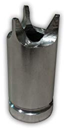 Bauzaunwelt Steckschlüssel - Universal Schlüssel für Bauzaun Sicherheitsklemme & Drehscharnier – robustes Werkzeug für Bauzaunmontage