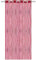 Arsvita Fadenvorhang Metallik-Optik mit Ösen, Türvorhang 140x250cm (Rot)