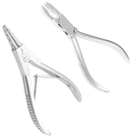 OdontoMed2011 Edelstahl Körper Piercing Zange Werkzeug 2 Ringe Öffnen und Schließen Zange Ring Öffner Zange ODM