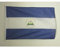 AZ FLAG Bandera Nautica de Nicaragua 45x30 cm - Pabellón de Conveniencia Nicaragüense 30 x 45 Cm, Bandera de Barco con anillas
