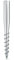Maxerio 80 cm Core Schraubfundament 4er Set; Ø 60 x 2; M12