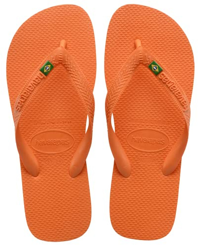 Havaianas Brasil Unisex Adults FlipFlop Begonia Orange 3.5/4 UK