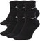 Nike Everyday Cushioned Socks, Black/White, XL Homme